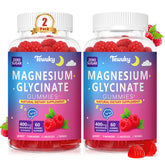 Gommes Tewuky magnésium glycinate framboise dans flacon.