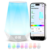 TfruKiet machine-sommeil: diffusion de sons blancs et veilleuse lumineuse pour le repos.