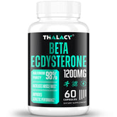 Thalacy écdystérone bêta 1200 mg — flacon pour soutien de la masse maigre.