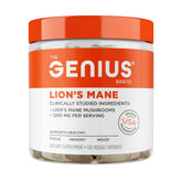 Genius Lion's Mane The Genius Brand en flacon, support quotidien naturel.