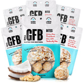 The GFB Bites coco-cashew, paquet de 6, collation rapide et gourmande.