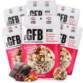 The GFB Bouchées Protéinées Chocolat Cerise Amande – emballage pratique et portable