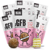 The GFB Boules protéine gâteau-anniversaire emballage pratique pour emporter