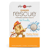 The Ginger People Ginger Rescue – boîte 24 comprimés mangue, pratique et savoureuse.