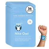 Patch hibou The Good Patch Nite Owl avec six motifs adorables pour le coucher.