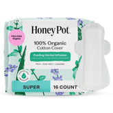 The Honey Pot Company serviettes-herbes-emballage: protection naturelle et discrète en déplacement