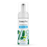 The Honey Pot Wash Concombre-Aloes Bouteille équilibre le pH et hydrate en douceur.
