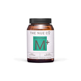 The Nue Co multivitamine pour hommes, bouteille en vue, énergie potentielle et immunité soutenue.