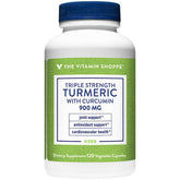 The Vitamin Shoppe Turmeric 900mg – bouteille visible et soutien potentiel mobilité.