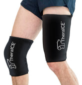 TheraICE genou bande-glace-360: soutien compressif et refroidissement pratique pour le genou.