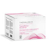 Theralogix OvaVite: bouteille montrant les comprimés, soutien préconceptionnel potentiel