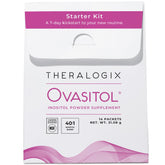 Theralogix Ovasitol poudre en bouteille, pratique pour une utilisation quotidienne.