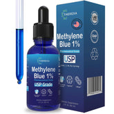 THEREXA bleu de méthylène en bouteille – dosage précis et pratique.