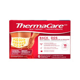 ThermaCare Avancé bandages chauffants emballage montrant le pack de 6.