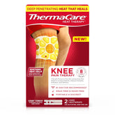 ThermaCare Genou Bande Thermique : confort ciblé pour soulager la douleur lors d'exercices.