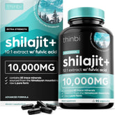 THINBI Pure Shilajit, bouteille — soutien potentiel d'énergie naturelle dans la routine quotidienne.