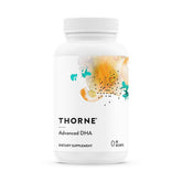 Thorne Advanced DHA – bouteille menthe, gélules faciles à avaler et goût frais.