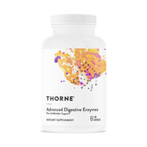 THORNE Enzymes Digestives Avancées – Bouteille visible – soutien digestif après repas copieux.