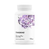 THORNE Ginseng Plus – Bouteille élégante pour rester concentré en période de stress.
