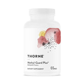 THORNE Methyl-Guard Plus montre une bouteille pratique pour une supplémentation quotidienne.