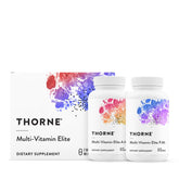 THORNE Multi-Vitamin Elite — bouteille AM pour soutenir l'énergie tout au long de la journée.
