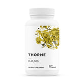 THORNE Vitamine D3: bouteille 10000 UI, soutien potentiel des os et des dents