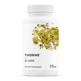 Thorne Vitamin D3 – bouteille, soutient os et dents grâce à une meilleure absorption du calcium.