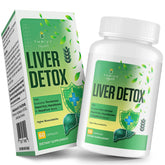 ThrivyThystle montre la bouteille Detox Foie pour un soutien potentiel à la fonction hépatique.