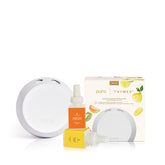 Thymes Pura 4 diffuseur branché sur prise murale avec lumière LED.
