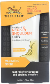 Tiger Balm: crème cou-épaule, soulagement ciblé et application pratique.