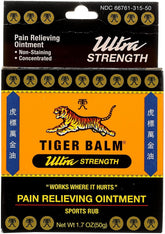 Tiger Balm Sport Rub Ultra Force, tube chaleur pénétrante pour les muscles.