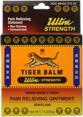 Tiger Balm Sport Ultra – Pommade 50 g, lot de deux, soulagement après l’effort.