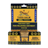 Tiger Balm Ultra Relief: pommade à appliquer sur la zone douloureuse pour un soulagement temporaire.