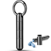 Porte-clés TISUR, étui pilules titane compact, léger et sûr pour le voyage.