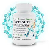 TODICAMP Zéolite Detox Sorbolit – bouteille scellée pour une routine détox quotidienne.