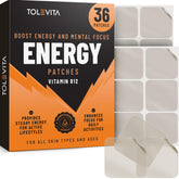TOLEVITA Energy Patches avec vitamine B12, patchs énergétiques pour démarrer la journée avec énergie