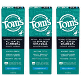 Tom's of Maine dentifrice charbon actif menthe, tube 1, haleine fraîche après brossage