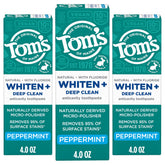 Tom's of Maine Whiten Plus Deep Clean packaging élégant et recyclable.