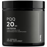 Toniiq PQQ 20 mg — capsules faciles à prendre pour une pureté élevée.
