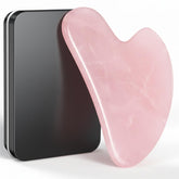 Tophld Gua Sha Visage Rose: stimule la circulation et lisse le contour.