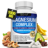 Toplux Magnesium Complex – bouteille visible, soutien potentiel des os et des muscles.