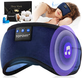TOPOINT masque-dormir-bluetooth, obscurité et confort pour un sommeil paisible