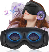 TOPOINT masque-sommeil avec ecouteurs pour sommeil paisible grâce à l audio intégré