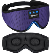 TOPOINT masque-sommeil-bluetooth-avant montre écouteurs intégrés pour dormir en voyage.