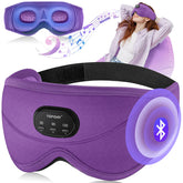 TOPOINT masque-sommeil avec écouteurs Bluetooth, idéal pour s'endormir en voyage.