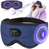 TOPOINT masque-sommeil avec écouteurs, solution tout-en-un pour dormir et écouter sans fil.