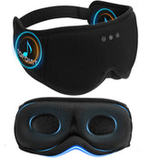 TOPOINT masque-sommeil avec écouteurs, design compact pour voyage sans lumière