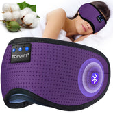 TOPOINT masque-sommeil-ecouteurs-bluetooth, confort auditif sans fil pour dormir.