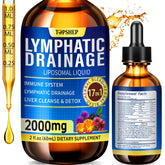 TOPSHEP gouttes liposomales drainage lymphatique, absorption rapide et soutien du système lymphatique