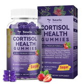 Totaria Cortisol: bouteille ouverte prête à la routine matinale.